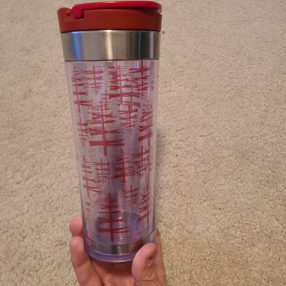 Starbucks 2009 red tree Christmas tumbler